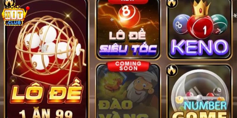 Các tựa game hấp dẫn tại sảnh mini game HITCLUB