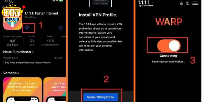 Những lưu ý khi tải 1.1.1.1 để chơi HITCLUB 